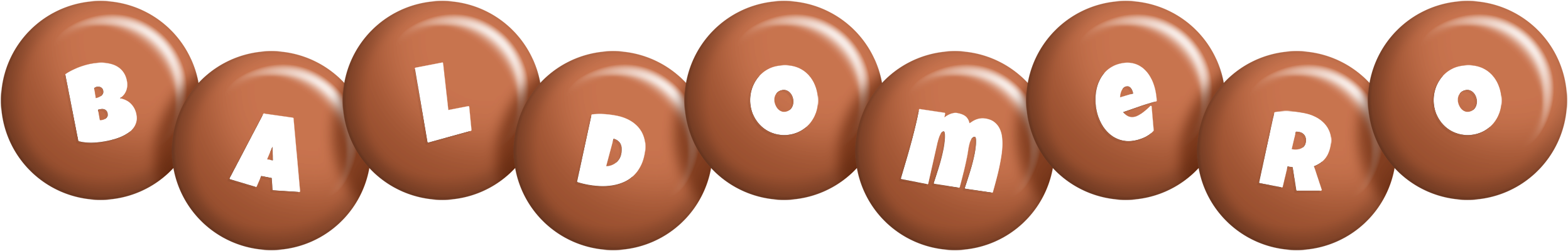 Baldomero candy-brown logo