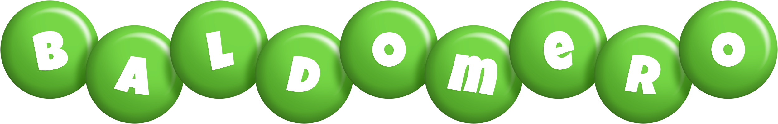 Baldomero candy-green logo