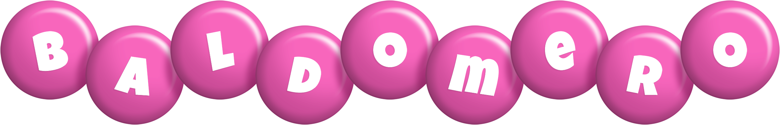 Baldomero candy-pink logo
