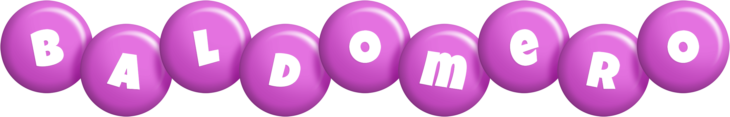 Baldomero candy-purple logo