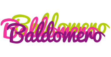 Baldomero flowers logo