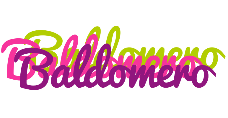 Baldomero flowers logo