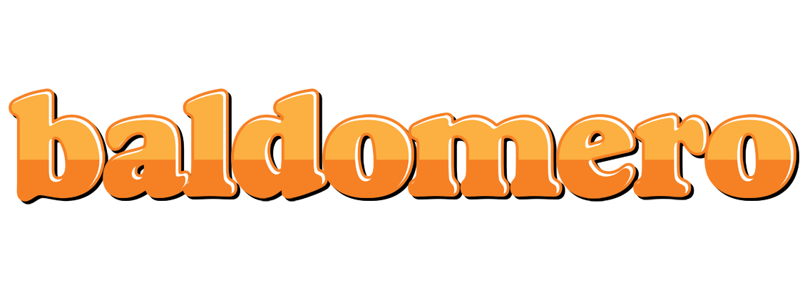 Baldomero orange logo