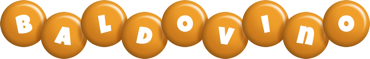 Baldovino candy-orange logo