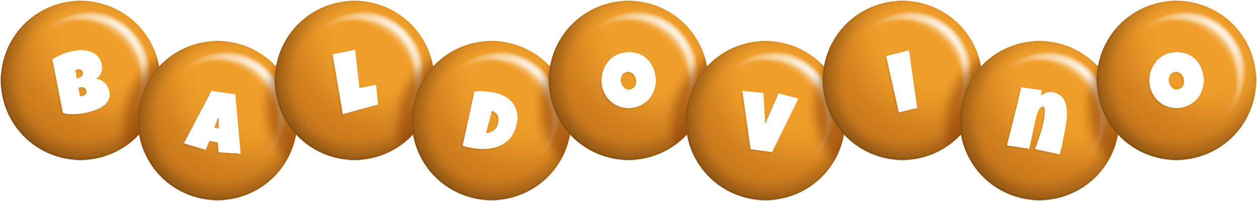 Baldovino candy-orange logo