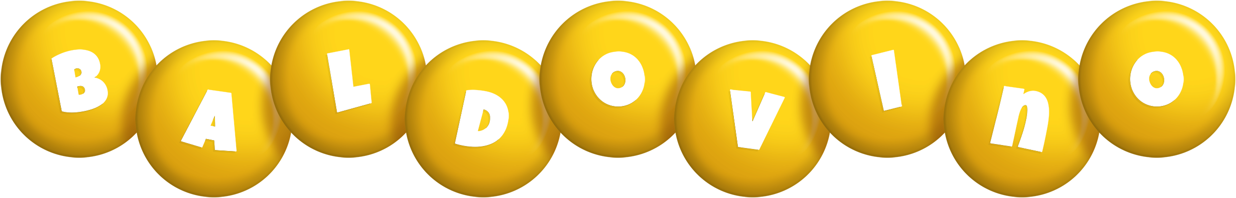 Baldovino candy-yellow logo