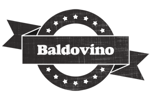 Baldovino grunge logo