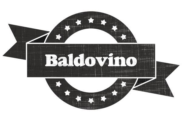 Baldovino grunge logo