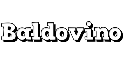 Baldovino snowing logo