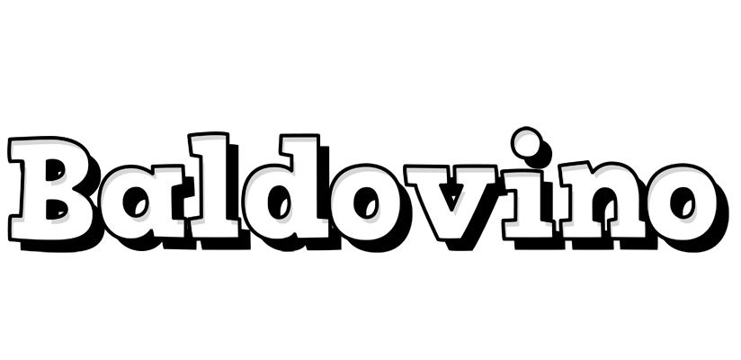Baldovino snowing logo