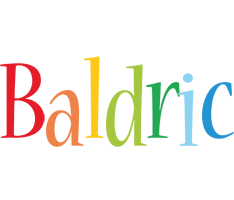 Baldric birthday logo