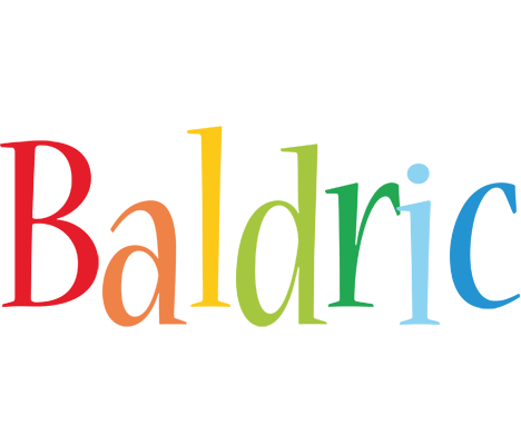 Baldric birthday logo