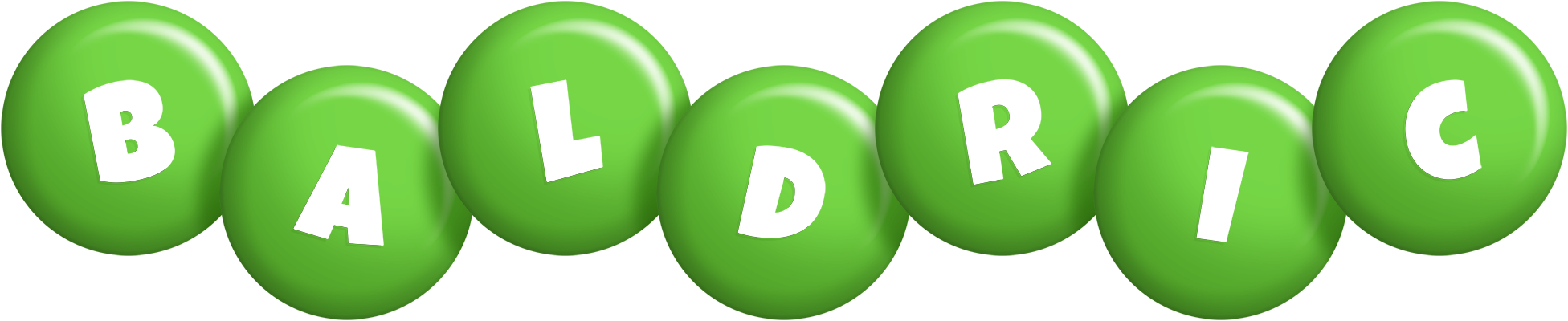 Baldric candy-green logo