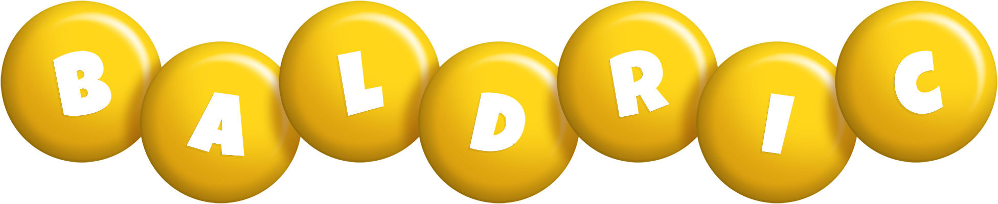 Baldric candy-yellow logo