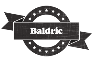 Baldric grunge logo