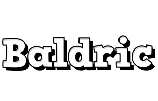 Baldric snowing logo