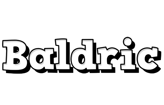 Baldric snowing logo