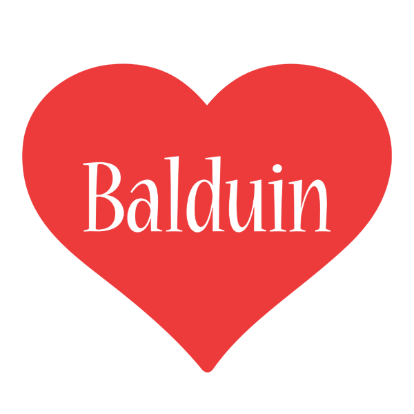 Balduin love logo