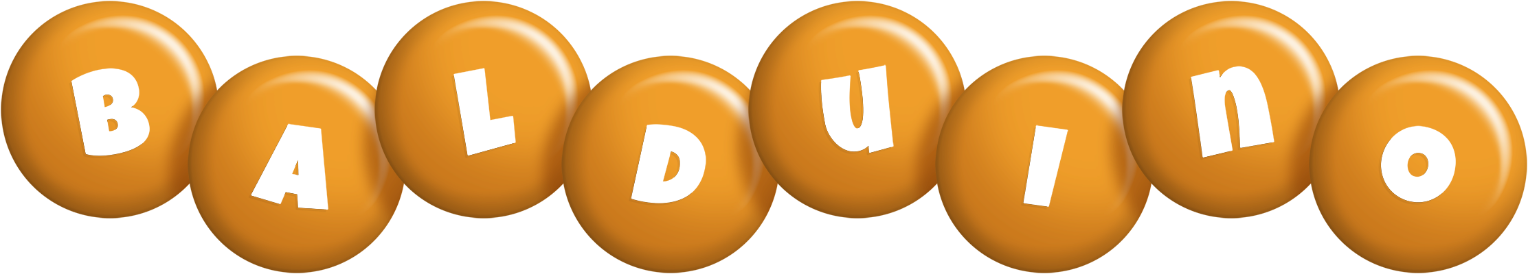 Balduino candy-orange logo