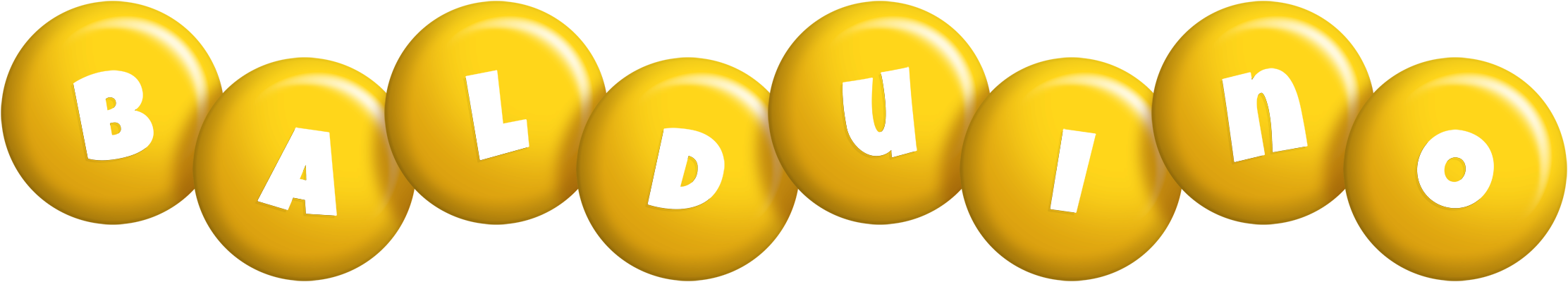 Balduino candy-yellow logo