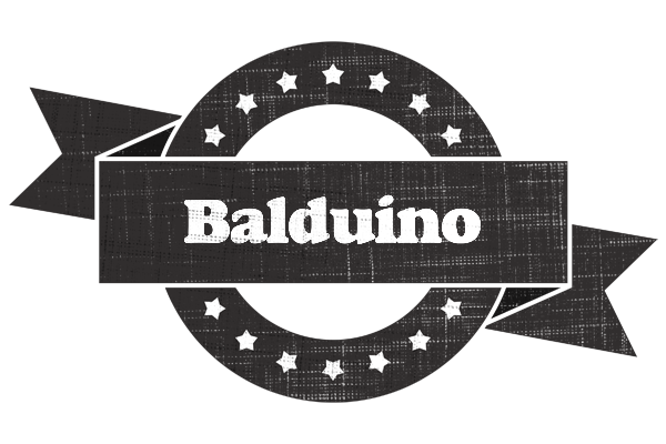 Balduino grunge logo