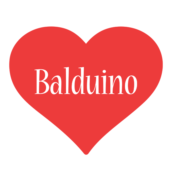 Balduino love logo