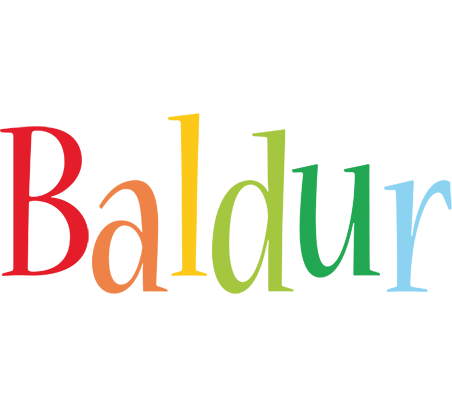 Baldur birthday logo