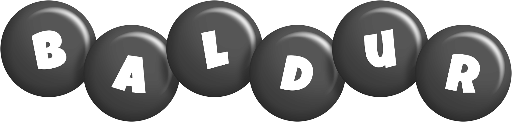 Baldur candy-black logo