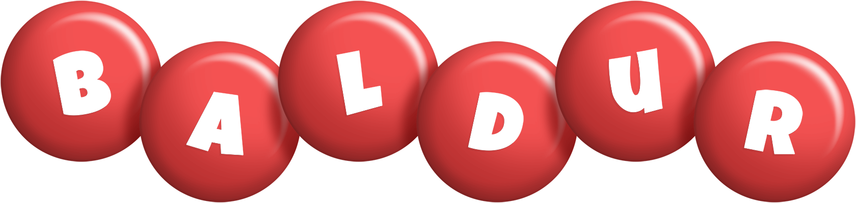 Baldur candy-red logo