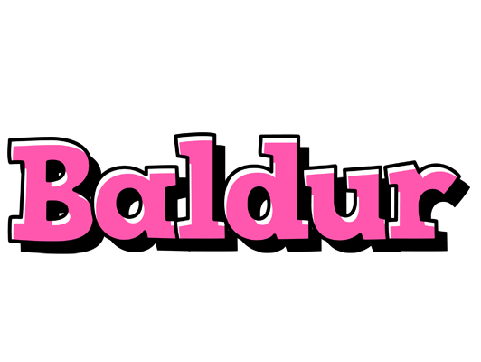 Baldur girlish logo