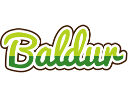 Baldur golfing logo