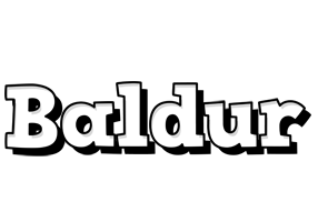 Baldur snowing logo