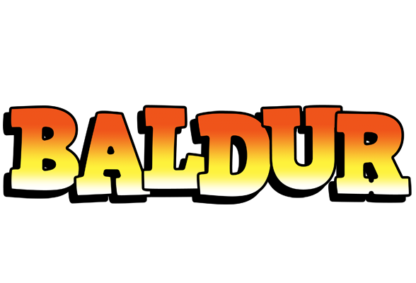 Baldur sunset logo