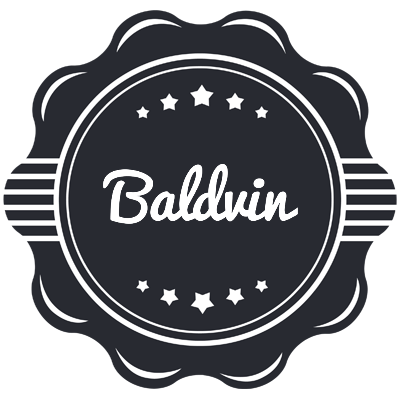 Baldvin badge logo