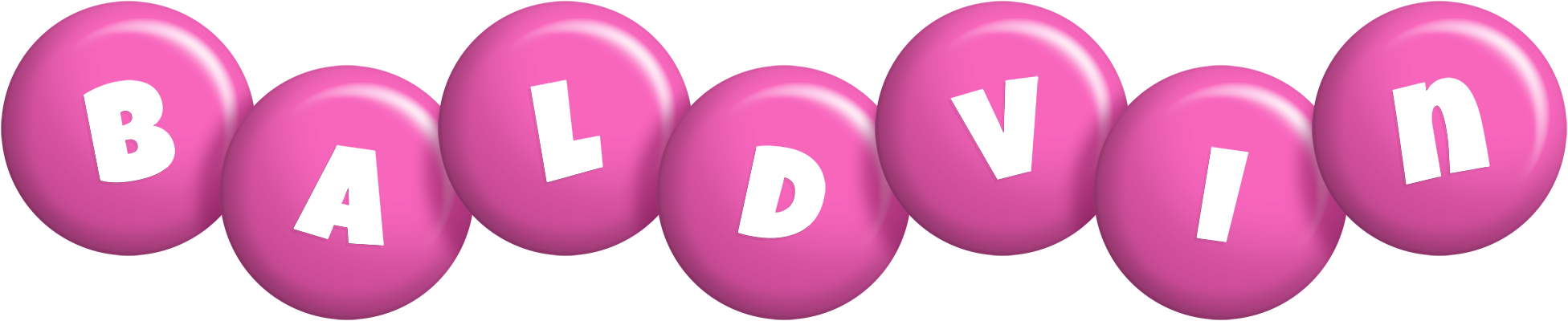 Baldvin candy-pink logo