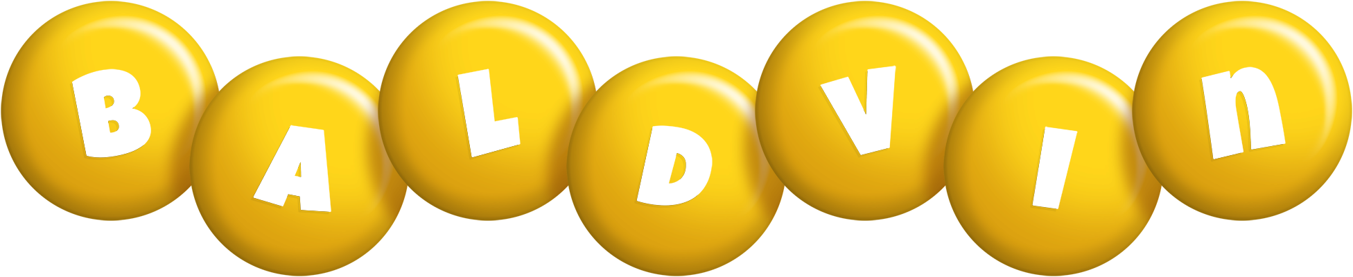 Baldvin candy-yellow logo