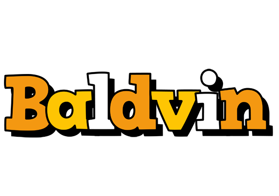 Baldvin cartoon logo