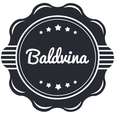 Baldvina badge logo