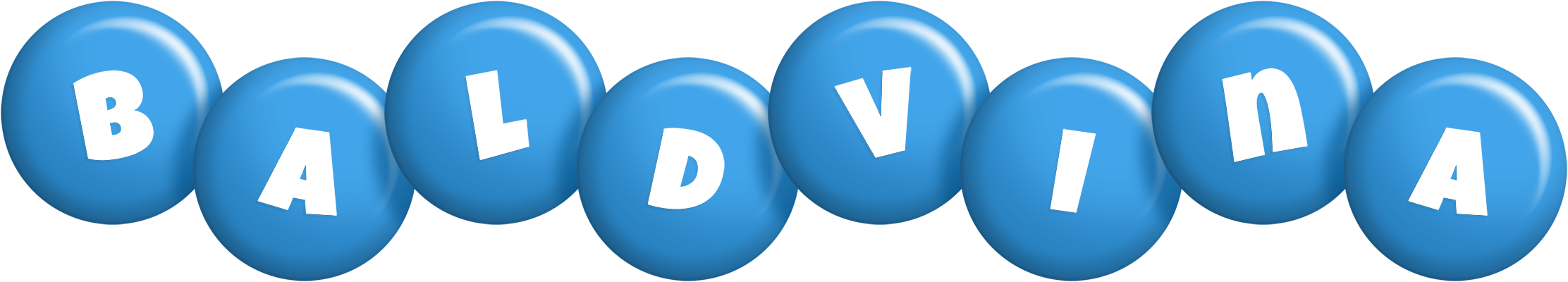 Baldvina candy-blue logo