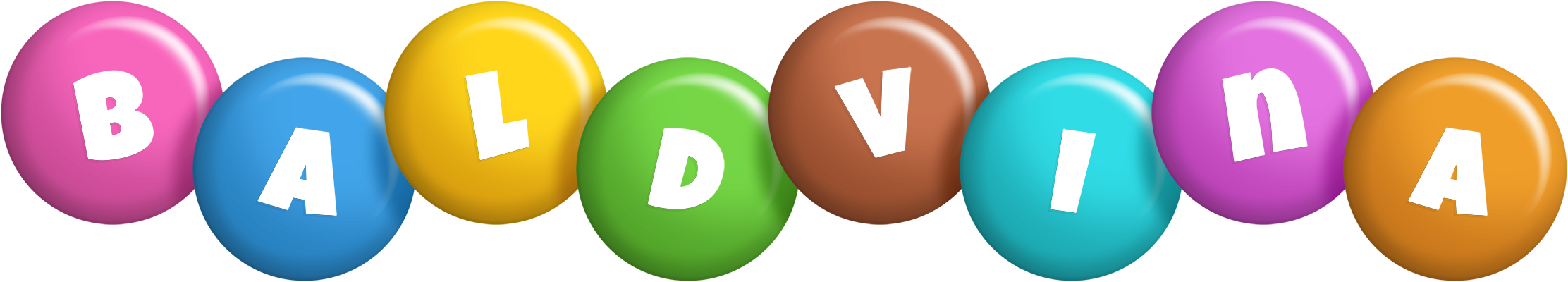 Baldvina candy logo