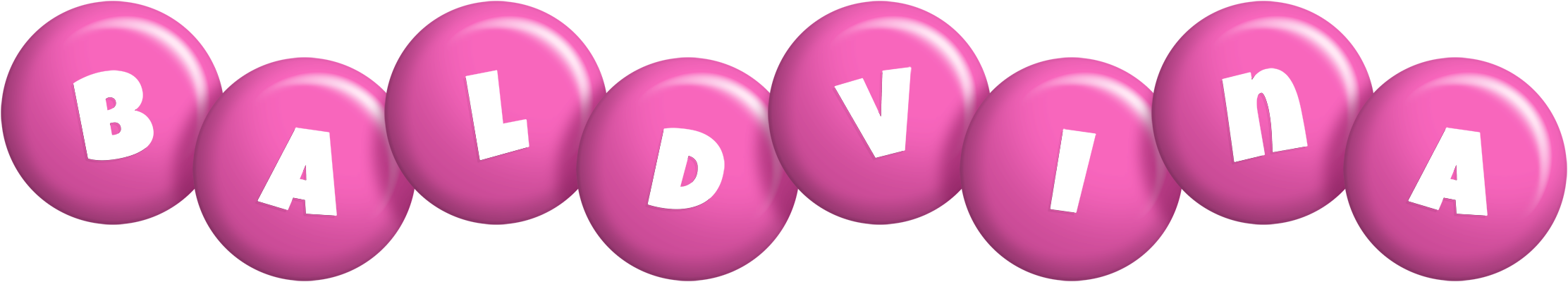 Baldvina candy-pink logo