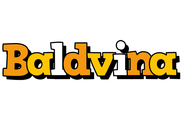 Baldvina cartoon logo