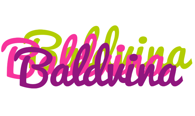 Baldvina flowers logo