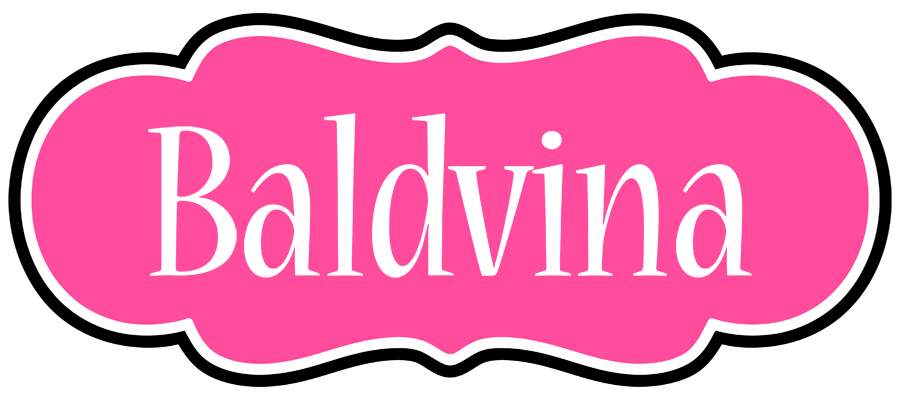 Baldvina invitation logo