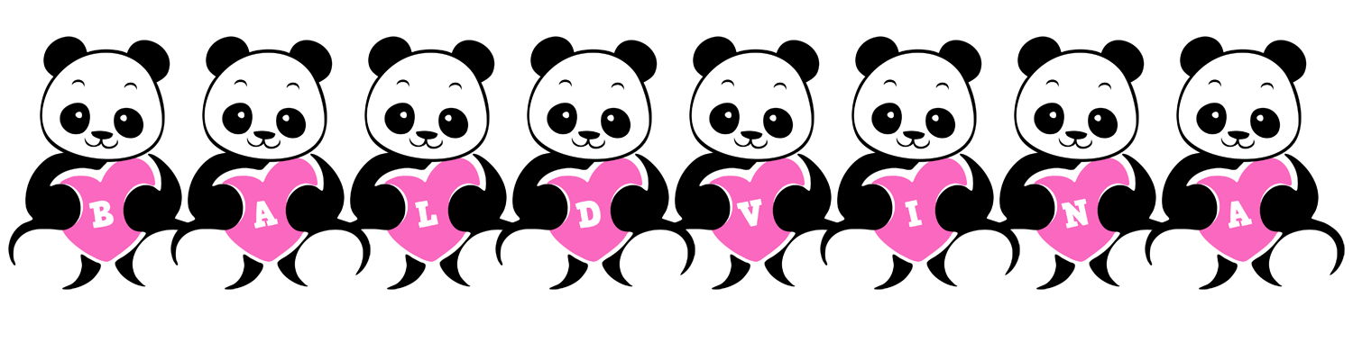 Baldvina love-panda logo