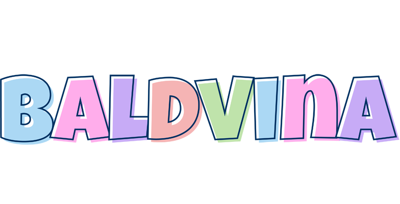 Baldvina pastel logo