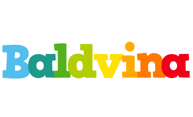 Baldvina rainbows logo