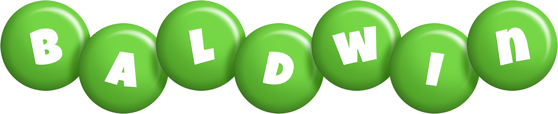 Baldwin candy-green logo