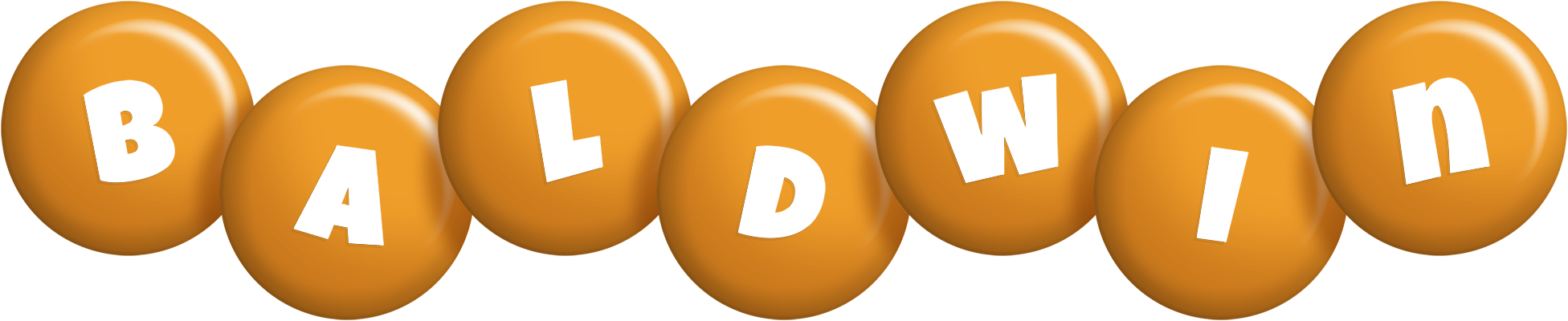 Baldwin candy-orange logo