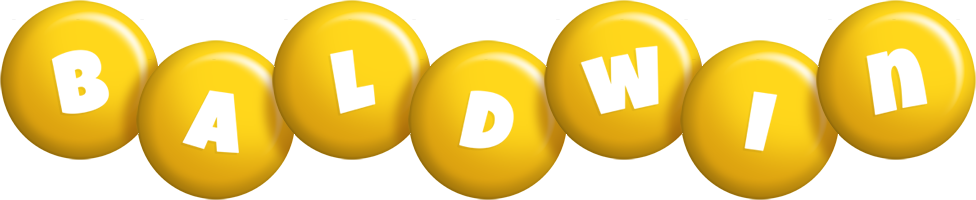 Baldwin candy-yellow logo